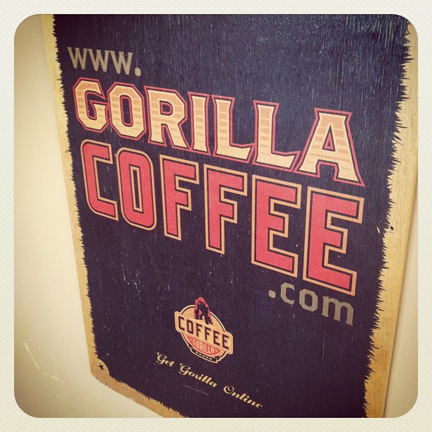 Checked in at Gorilla Coffee