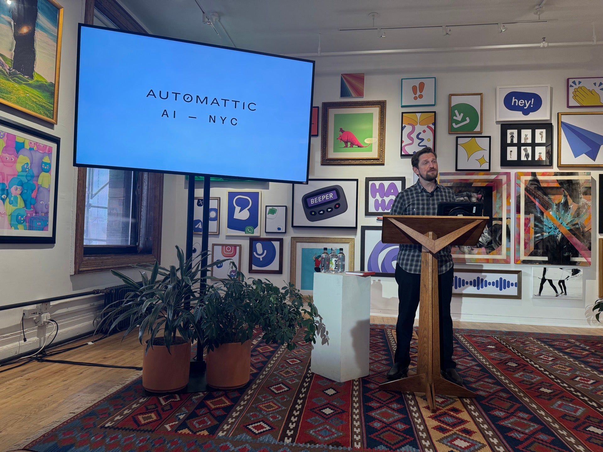 Checked in at Automattic