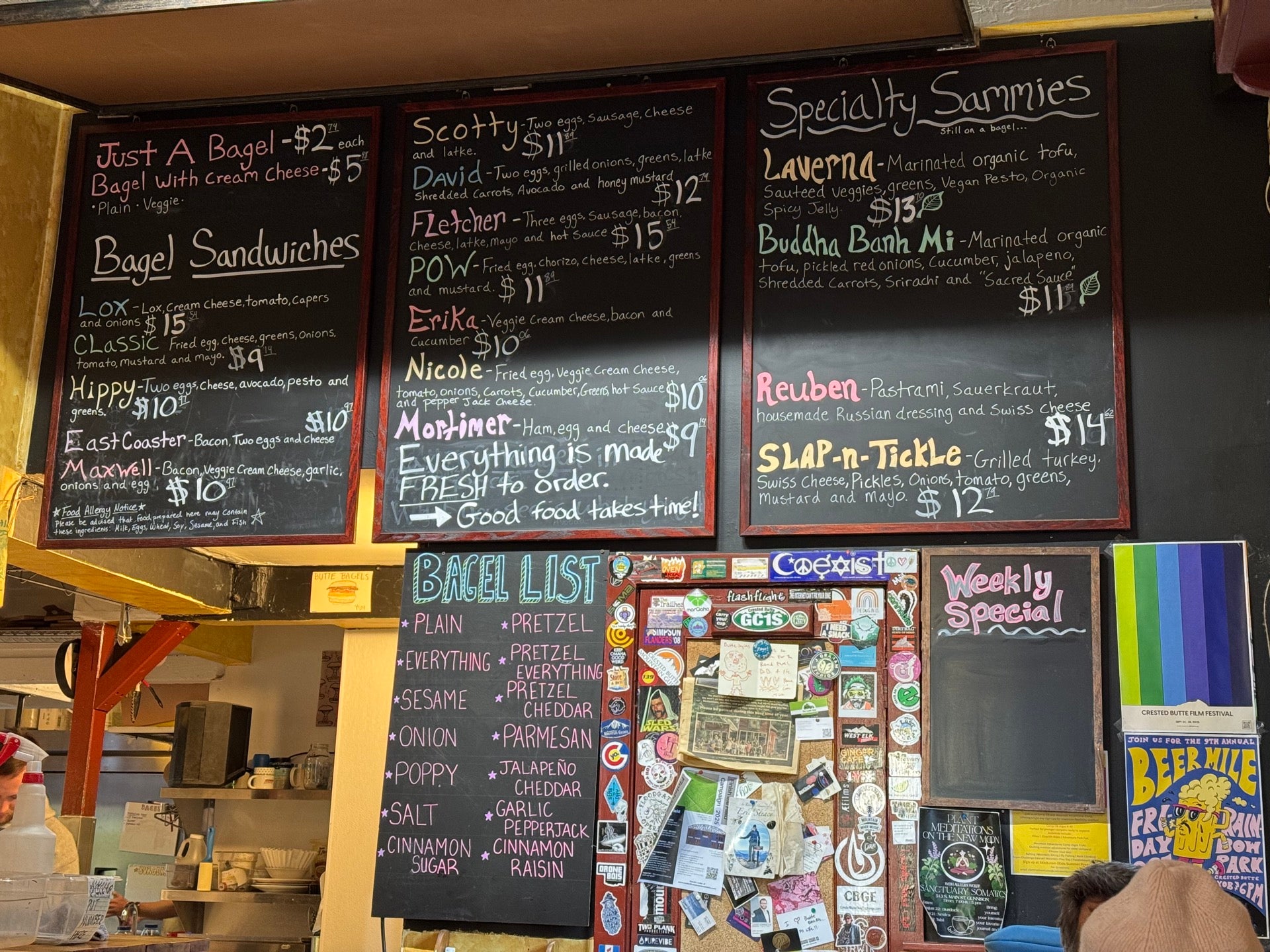 Checked in at Butte Bagels
