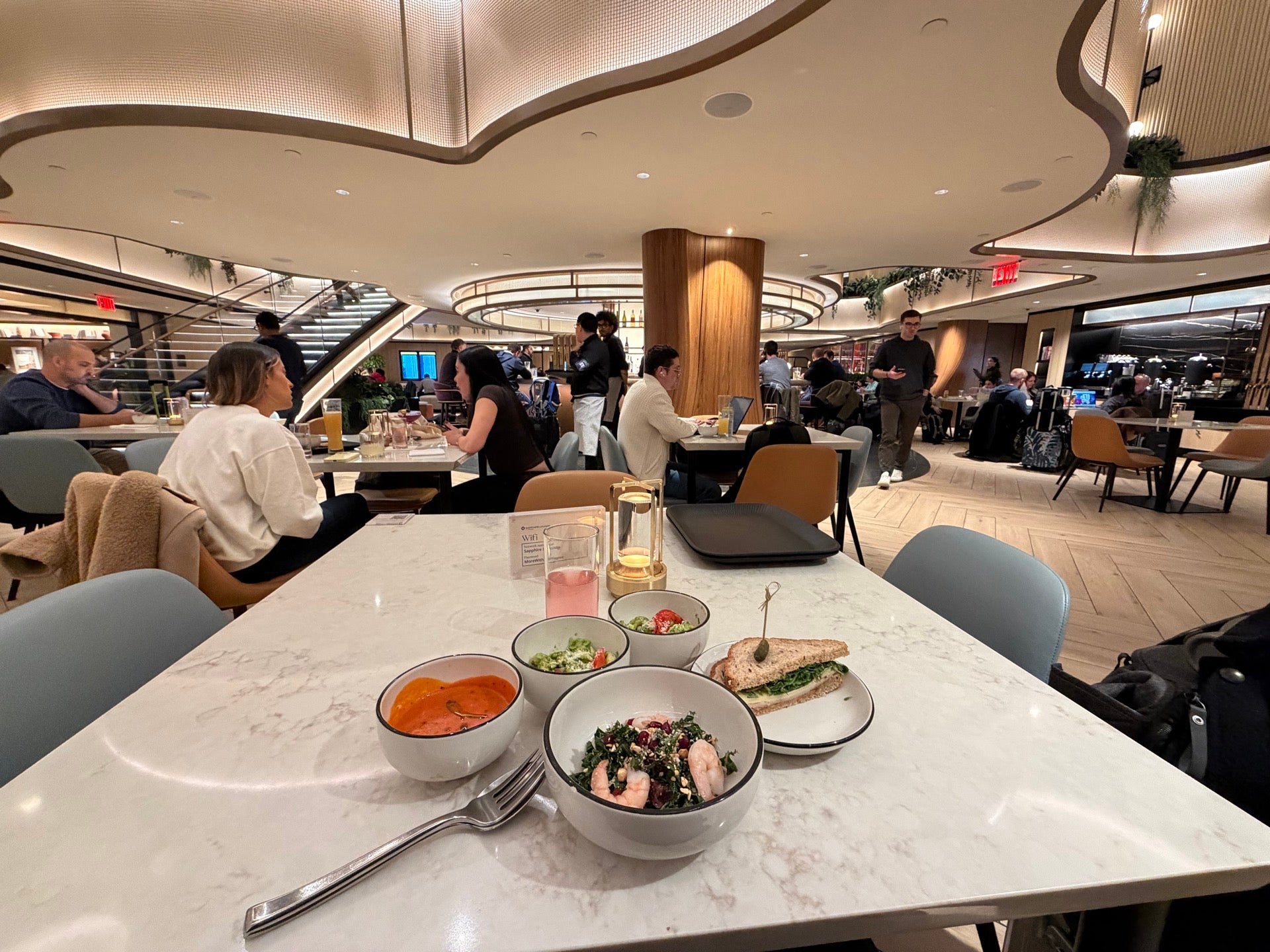 Checked in at Chase Sapphire Lounge