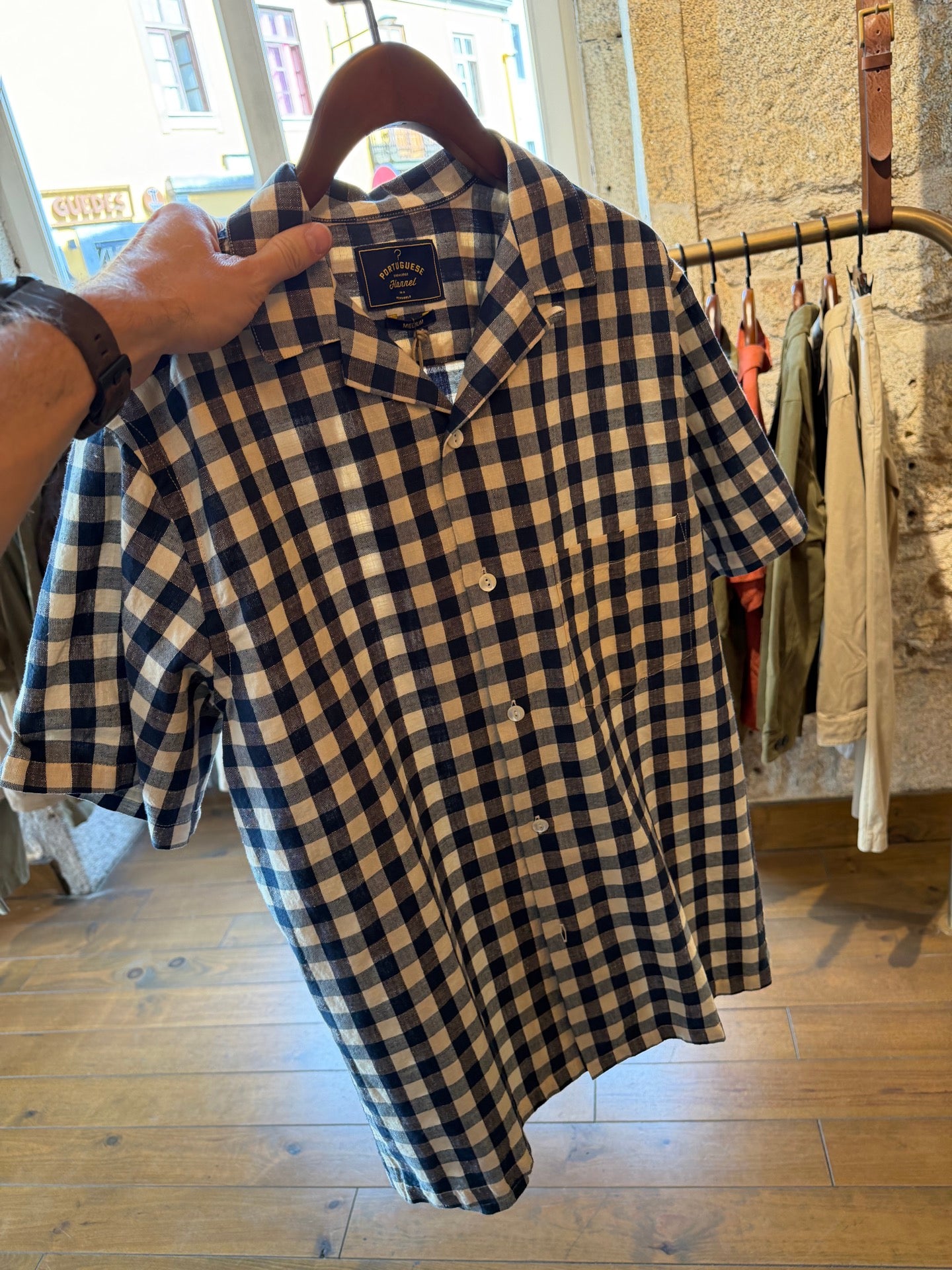 Checked in at Portuguese Flannel